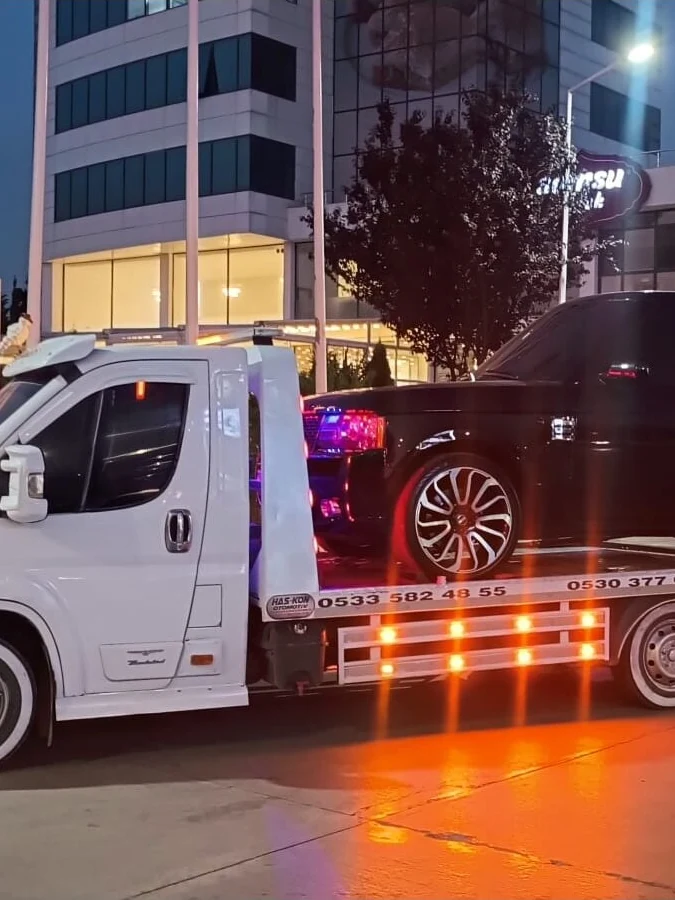 Samet Yol Yardım canlı projesinde yayımlanan ikinci gerçek araç taşıma kaydı